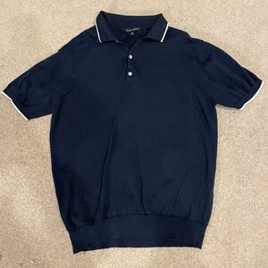 Men’s blue polo shirt